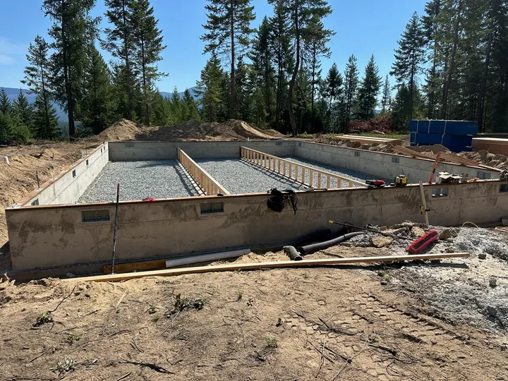 Basement excavation